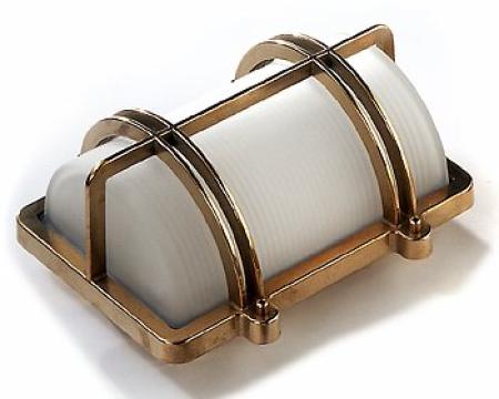 Rechteckige Gitterlampe 26 x 21 cm