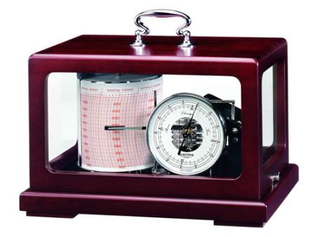 WEMPE Trommel-Barograph - mit zusätzlicher Anzeige