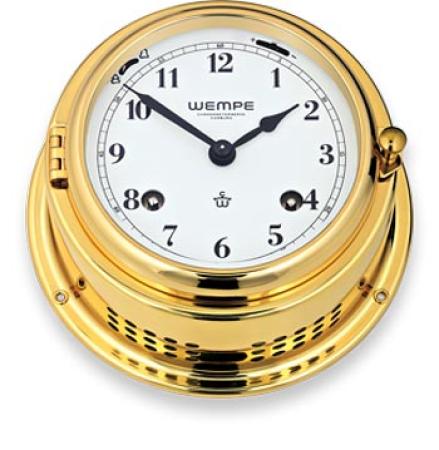 WEMPE Glasenuhr Ø 150 mm - arabische Ziffern