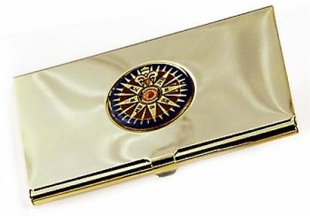 Visitenkarten-Etui - Kompass