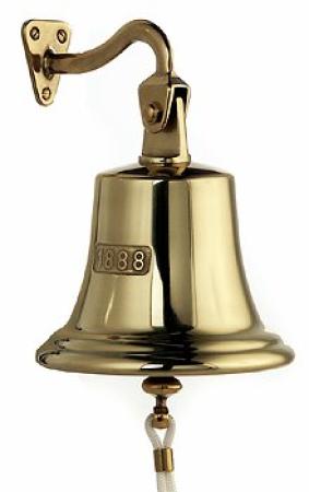 Glocke Ø 17 cm mit Signatur 