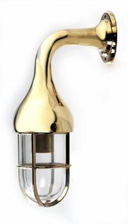 Gitterlampe mit gebogenem Arm