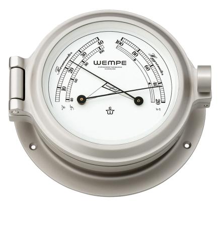 Vernickeltes WEMPE Comfortmeter Ø 120 mm