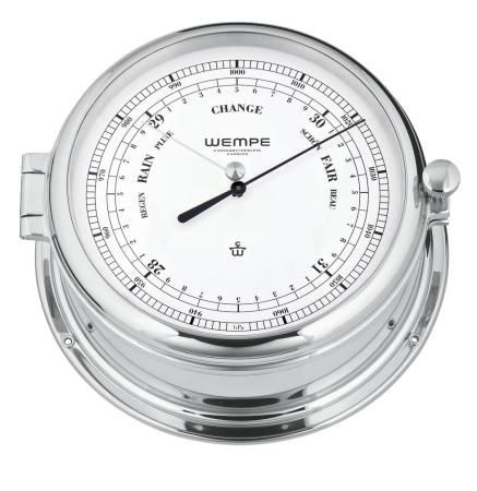 WEMPE Barometer Ø 185 mm - verchromt