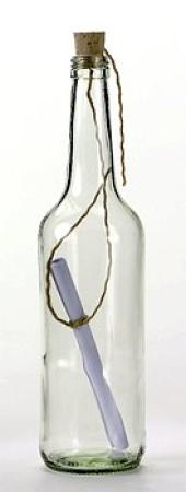 Flaschenpost - aus Glas - 700 ccm