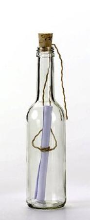 Flaschenpost - aus Glas - 350 ccm