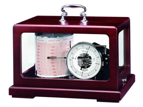 WEMPE Trommel-Barograph - mit zusätzlicher Anzeige