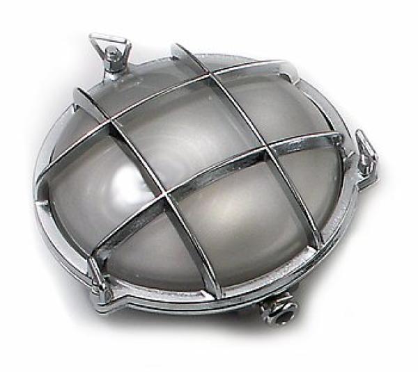 Verchromte Gitterlampe rund Ø 190 mm