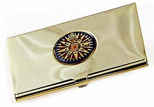 Visitenkarten-Etui - Kompass