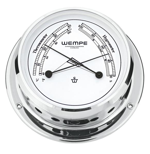 WEMPE Serie SKIFF - Comfortmeter Ø 110 mm - Verchromt