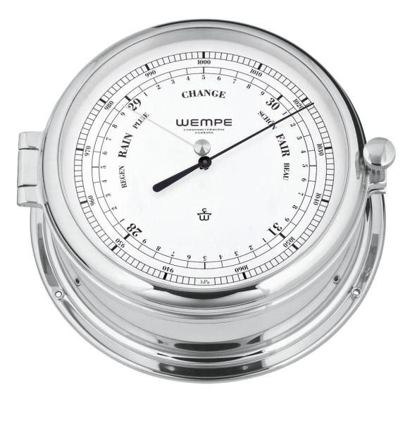 WEMPE Barometer Ø 185 mm - verchromt