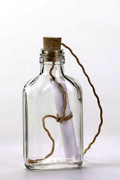 Flaschenpost - aus Glas - 100 ccm